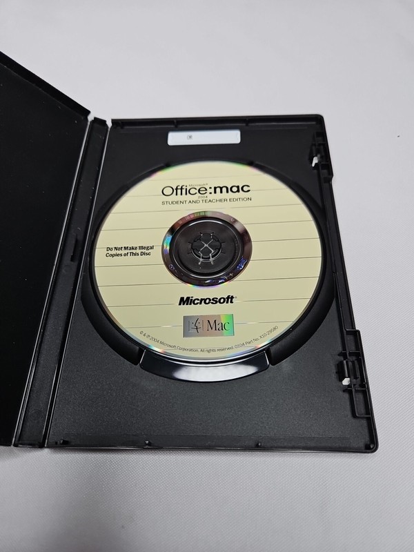 Microsoft Office Mac 2004 Student and Teacher Edition Software - 3 keys Incl. gallery