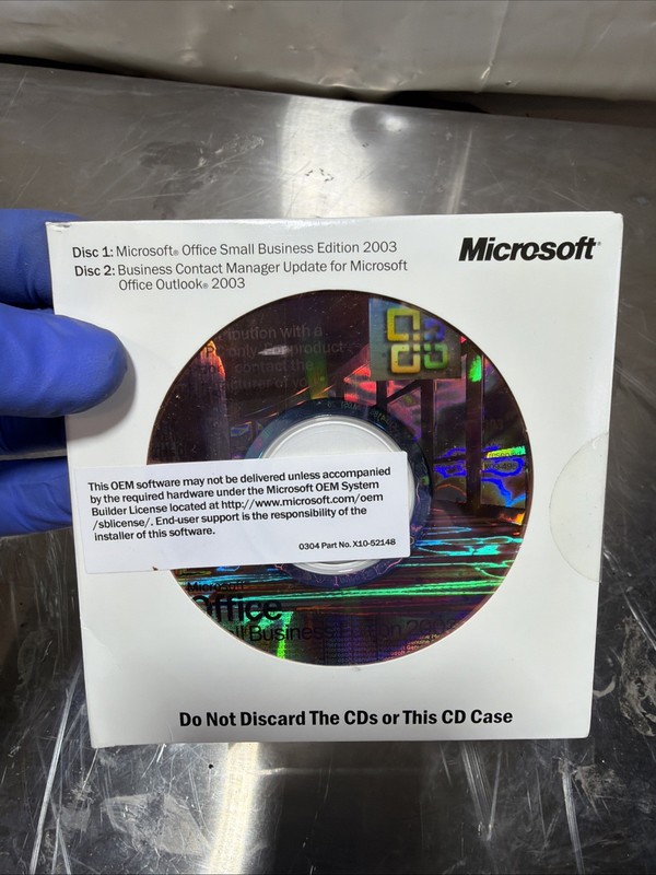 Microsoft Office 2003 Small Business Edition w/ Key + Business Contact Manager gallery