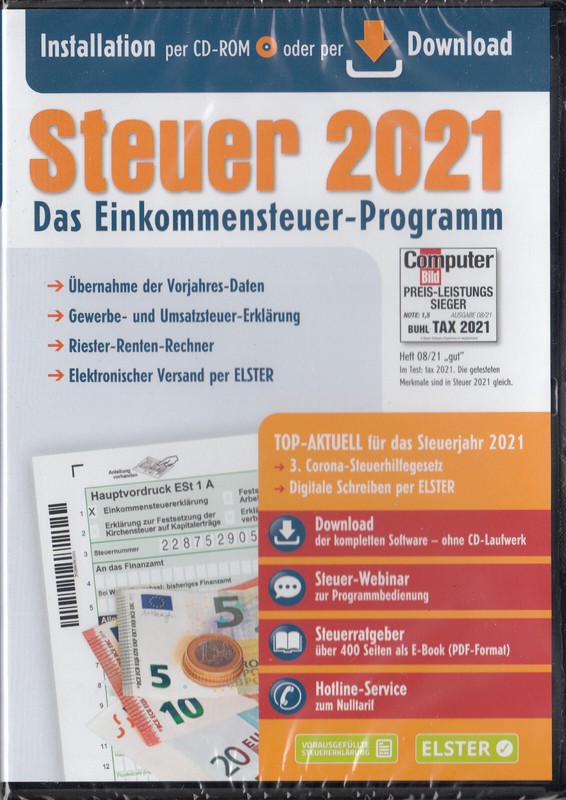 Aldi DVD Tax Software Tax Return Program by WISO with ELSTER + TOP/NEW gallery