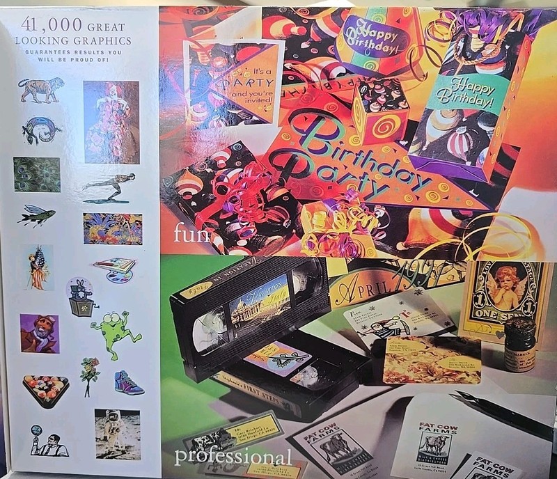 Sierra Print Artist Gold Vintage Computer Software Windows 95 & Mac Sealed NEW gallery