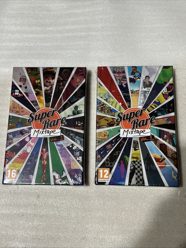 Super Rare Games (SRG) Mixtape Volume #1 & #2 For PC New & Sealed