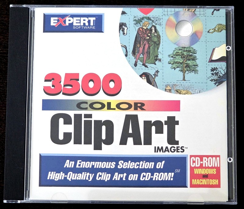 EXPERT Software 3500 Color Clip Art Images CD-ROM (Windows & Mac)