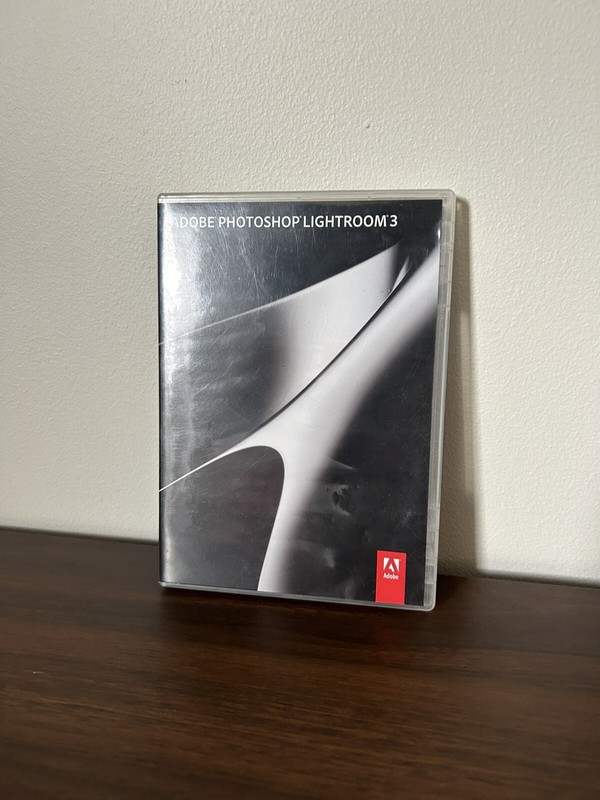 Genuine Adobe Photoshop Lightroom 3 Disc for PC and Mac with Serial Number Key