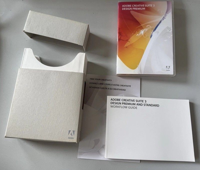 Adobe Creative Suite 3 Design Premium, 3 Disc Set, Box, Paperwork, Serial Number gallery