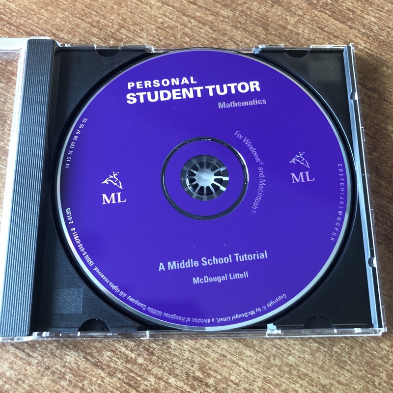 McDougal Littell Personal Student Tutor CD-ROM Middle School Home-School gallery