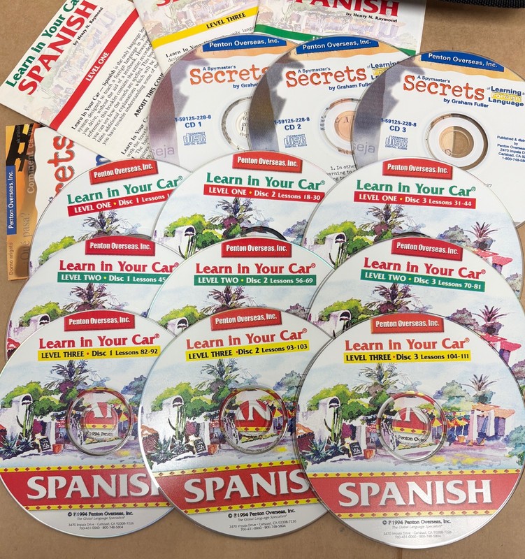 Learn In Your Car Spanish Levels 1-3 & Spymasters Secrets if Learning A Language gallery