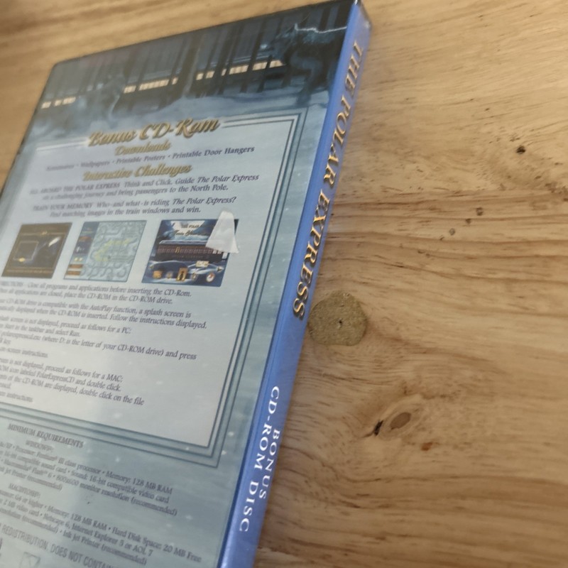 THE POLAR EXPRESS BONUS CD-ROM NEW gallery