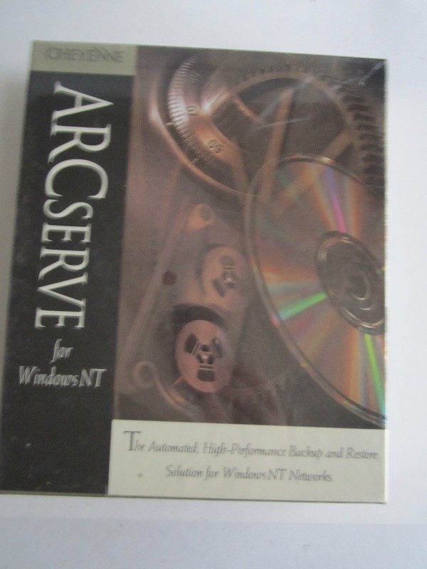 CHEYENNE ARCSERVE FOR WINDOWS NT 1.0 – NT-AS10 – BRAND NEW – SEALED