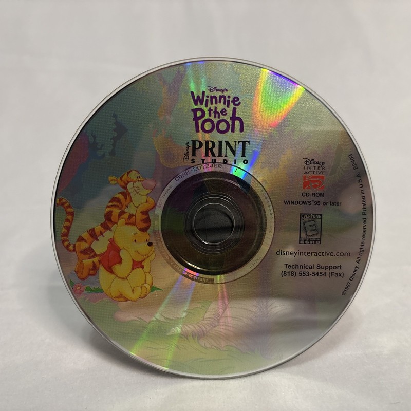 Disney’s Winnie the Pooh Print Studio (PC) Windows 95 CD-ROM gallery