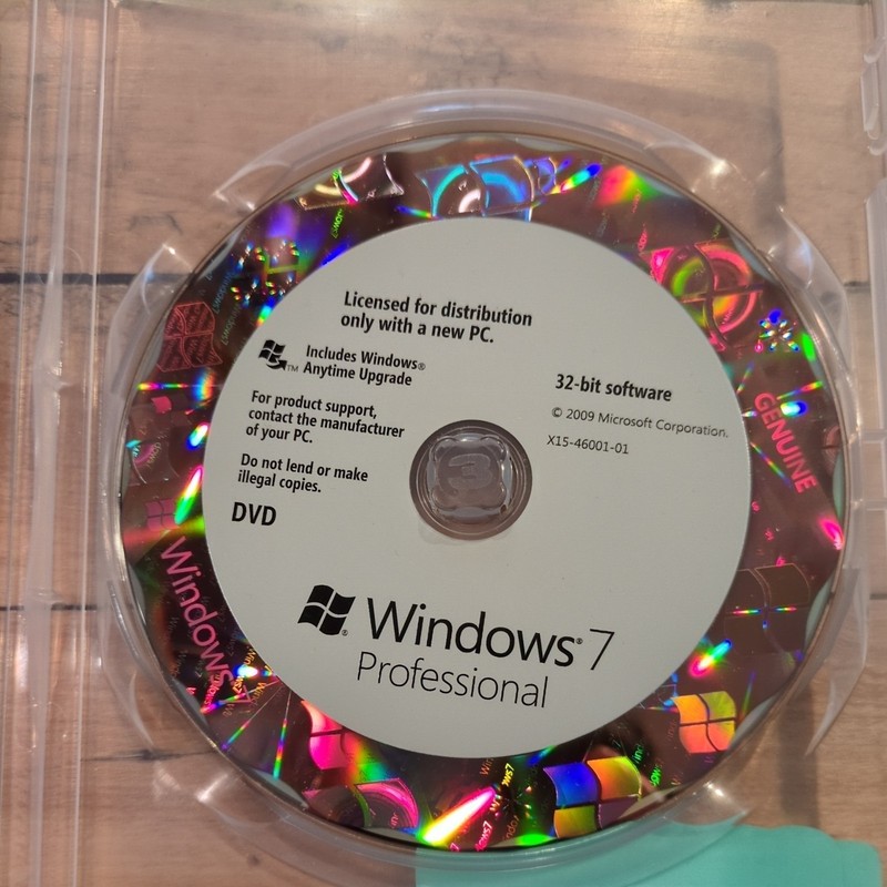 Microsoft Windows 7 Professional 32-bit Full English DVD MS WIN gallery