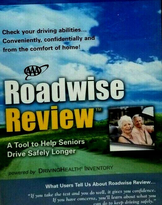 Roadwise Review -AAA Software, 2005 A tool to Help Seniors Drive Safely (L12)