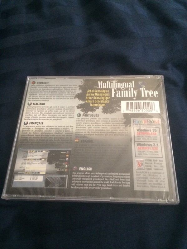 Multilingual Family Tree Software gallery