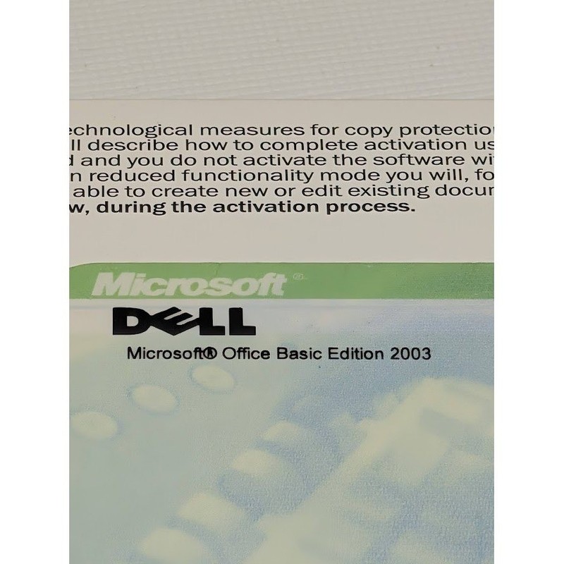 Microsoft Office Basic Edition 2003 PC Software CD White Excellent Vintage gallery