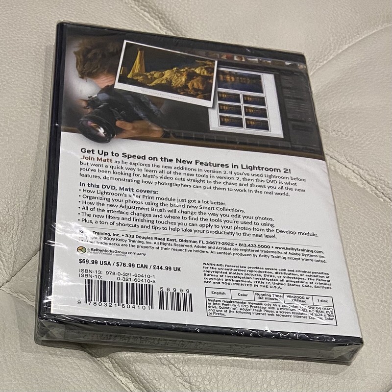Adobe Lightroom 2 Power Session DVD by Matt Kloskowski New Sealed gallery