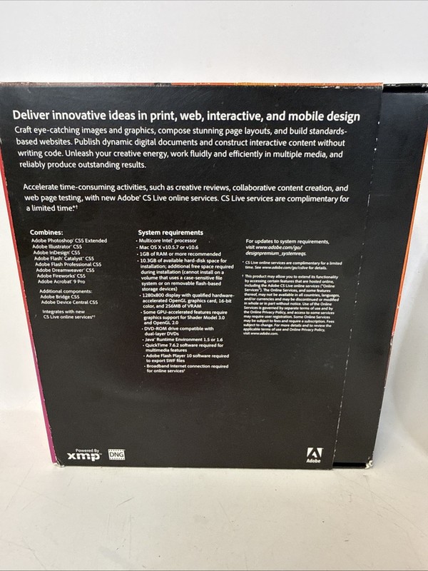 Adobe Creative Suite 5 Design Premium CS5 - Mac - Photoshop Illustrator InDesign gallery