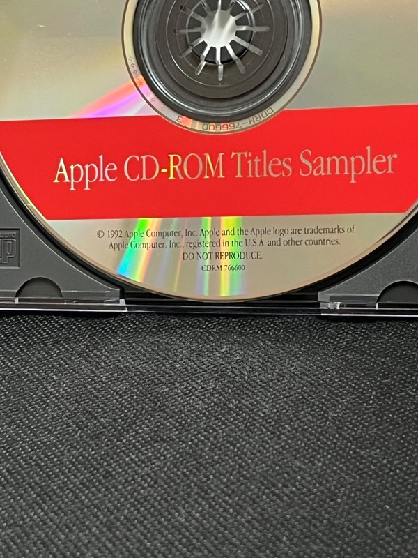 Rare, Vintage 1992 Apple Computer CD-ROM Titles Sampler, used, in Jewel case gallery