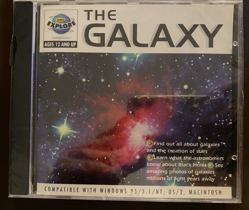 The Galaxy – Let’s Explore 1995 CD ROM Windows 95 Macintosh New Sealed