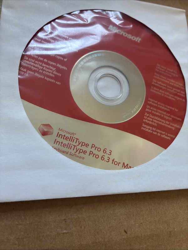 Microsoft IntelliType/IntelliPoint Pro 6.3 Software Windows/Mac (2008) gallery