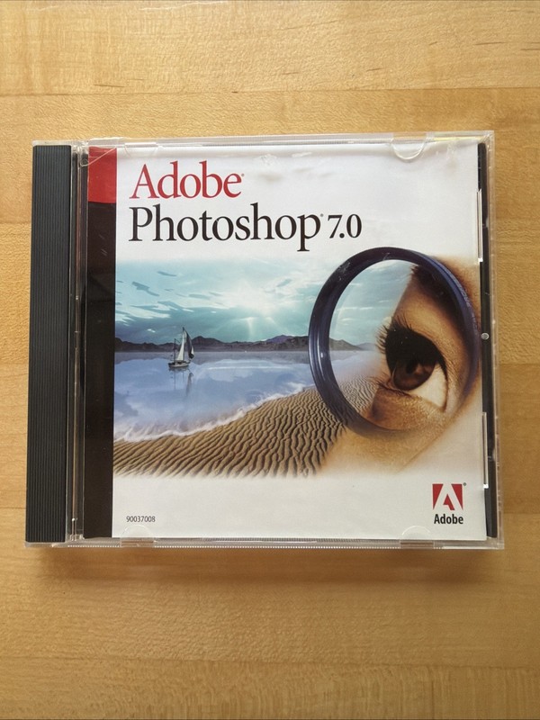 Photoshop 7.0 Windows CD Software with Serial Number Education Version