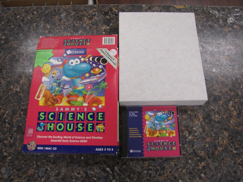 Sammy’s Science House – Edmark 1995 Educational CD-Rom Ages 3-6 WIN / MAC -HW27