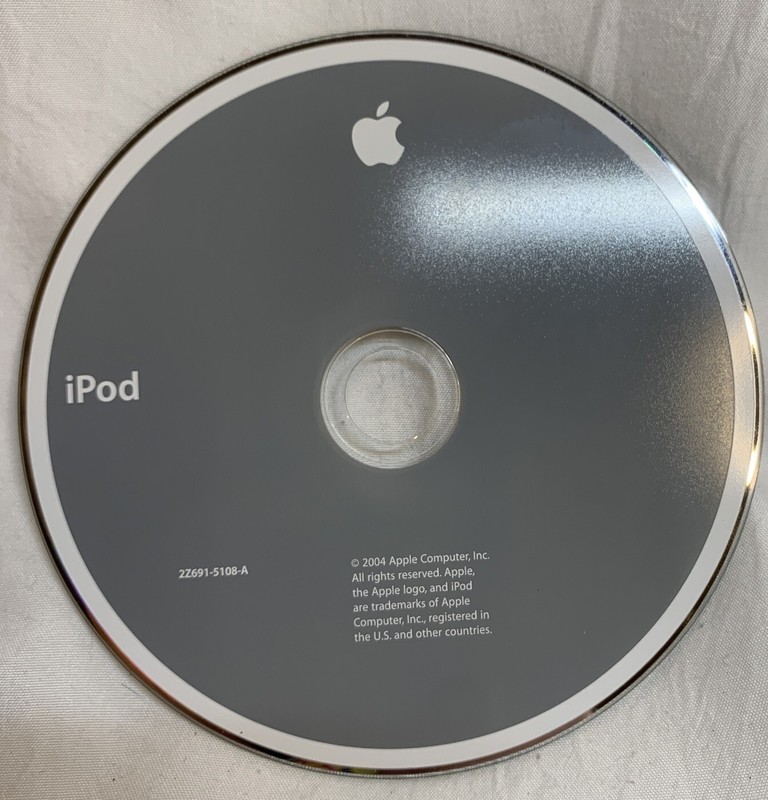 2004 iPod Music Player Software Set Up Instructional CD 2z691-5108-A