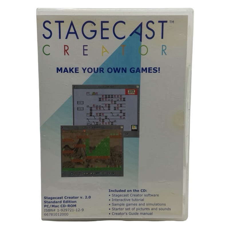 Stagecast Creator 2.0 (PC/MAC, 2006) Video Game Creation Software