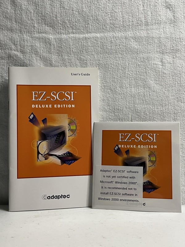 Adaptec EZ-SCSI 5.01 Deluxe Edition CD-ROM & User Guide Windows 95/98 Sealed NOS