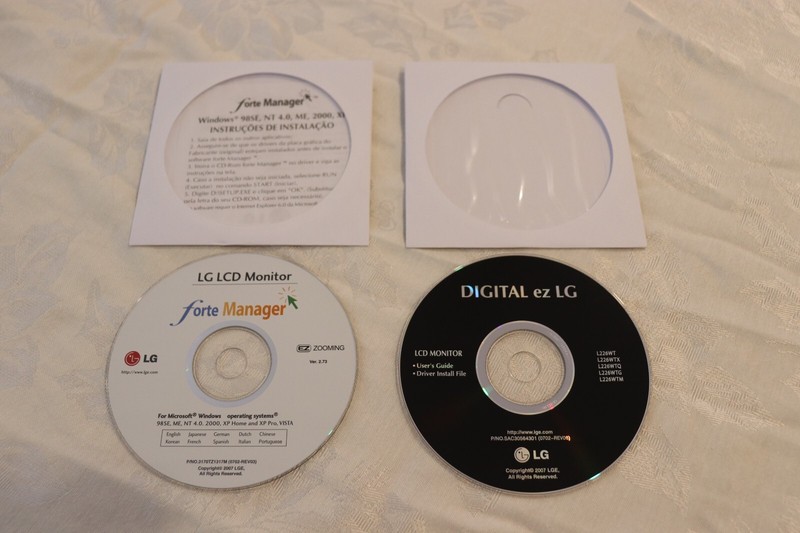 LG DIGITAL ez & Forte Manager LG LCD Monitor drivers & User Manual software CDs