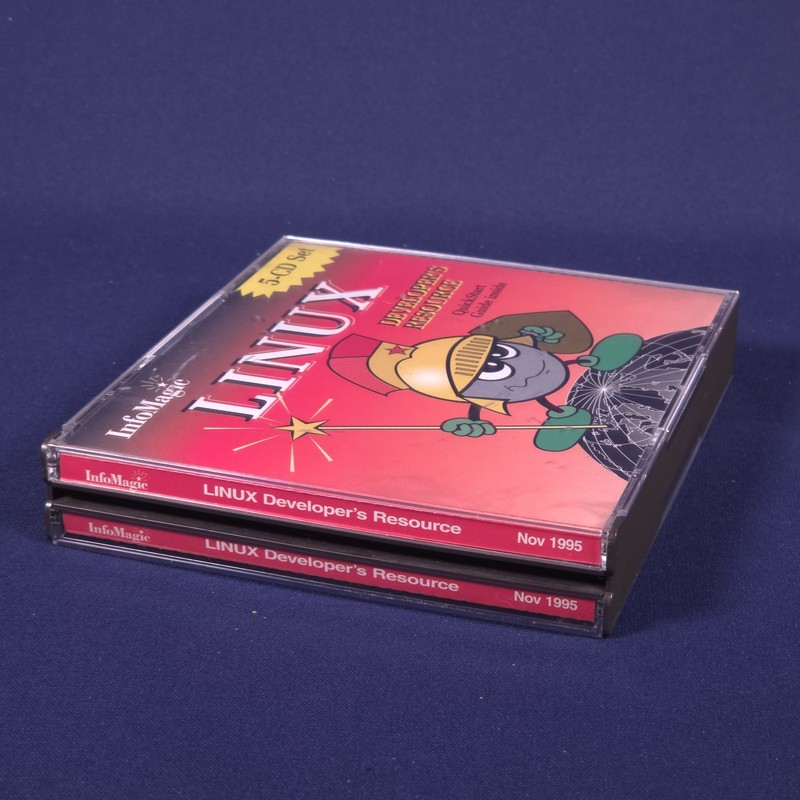 Linux Developer's Resource (5-CD ROM Set, 1995) Slackware 3.0 Red Hat Debian gallery