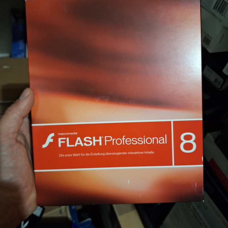 Vintage Macromedia Flash Professional 8