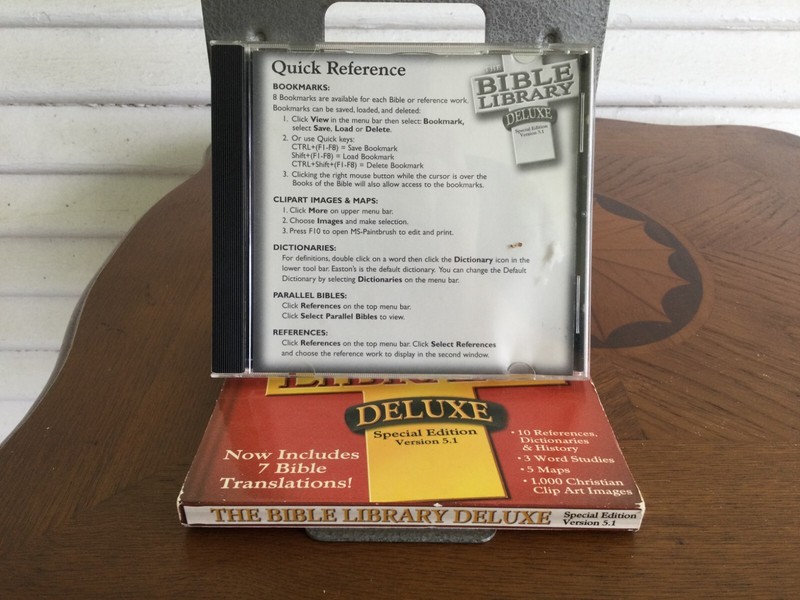 The Bible Library Deluxe, Special Edition, 7 Bible translations, maps, CD gallery