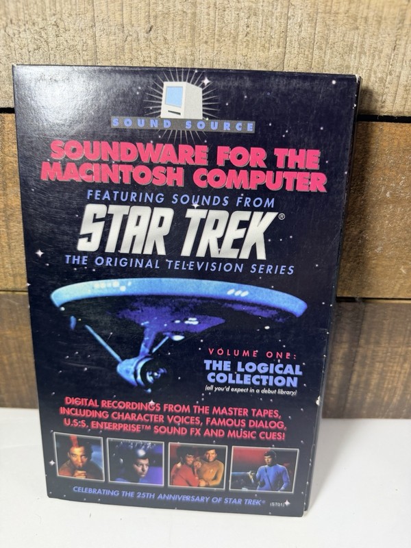 Star Trek Soundware for Macintosh (Sound Source, 1991) complete in box