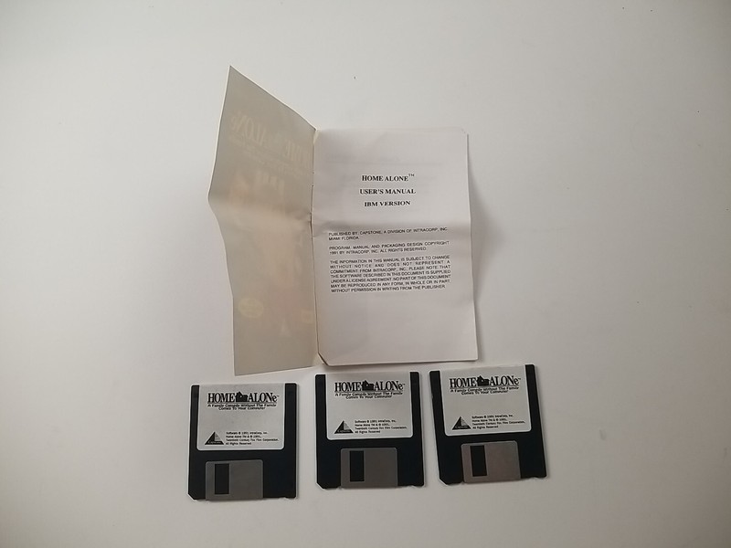 Vintage Home Alone PC Game 1991 Computer History Video Arcade Retro As Is gallery