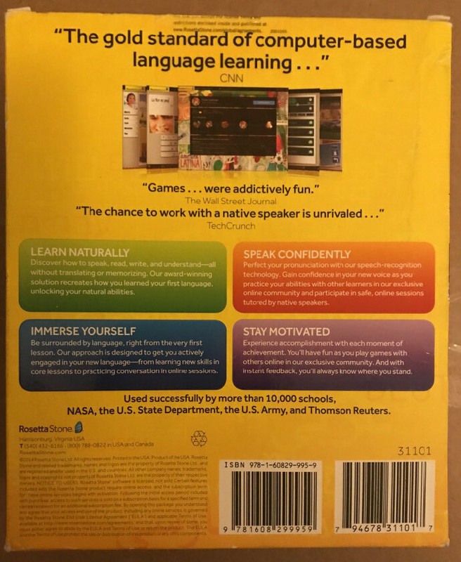 Learn French: Rosetta Stone French - Level 1 Version 4 NEW Francais gallery