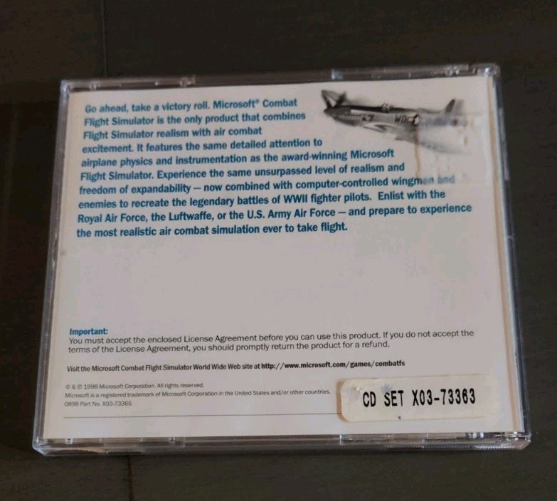 Combat Flight Simulator WWII Europe Series - PC Game w/ Disc & Instructions gallery