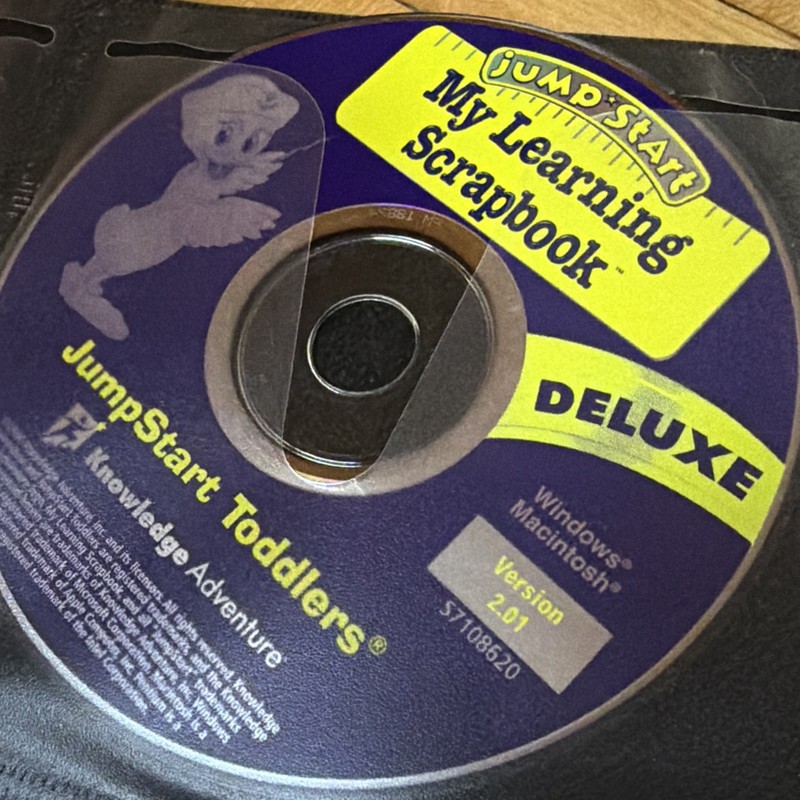 6 VINTAGE JUMP START LEARNING / HOMESCHOOL CD ROMS FOR Baby-Kindergarten gallery