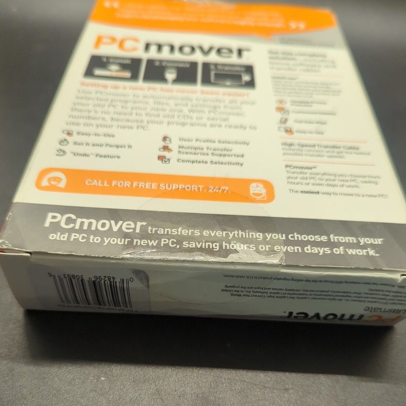 LapLink PCMover Ultimate SafeErase for Windows 8, 7, Vista, XP Open Box gallery