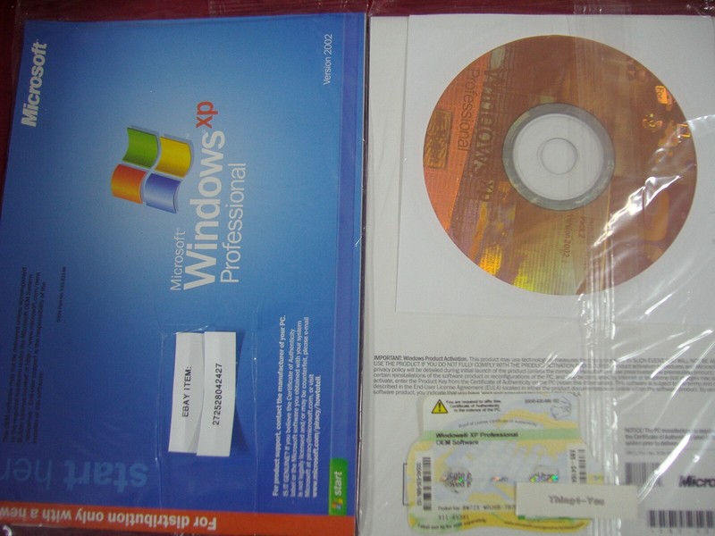 MICROSOFT WINDOWS XP PROFESSIONAL w/SP2 FULL OPERATING SYSTEM MS WIN PRO=SEALED= gallery