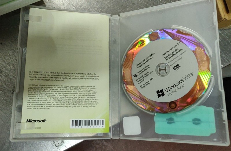 Microsoft Windows Vista Home Basic PPP OEM - NEW opened Box! gallery