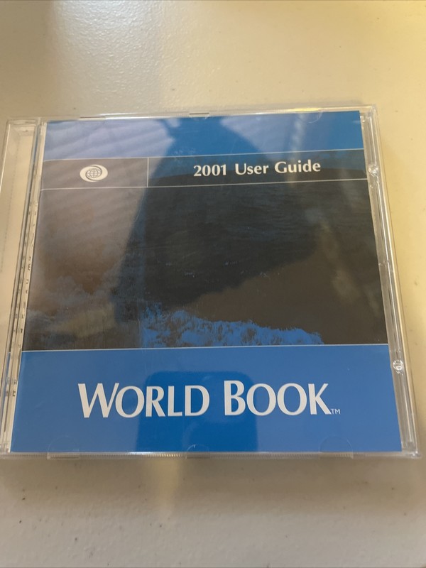 2001 USERS GUIDE * WORLD BOOK PC CD Standard Edition.