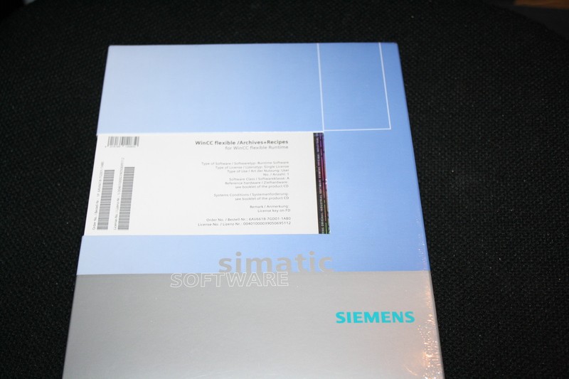 6AV6618-7GD01-1AB0 WINCC FLEXIBLE ARCHIVES RECIPES FOR WINCC FLEXIBLE RUNTIME