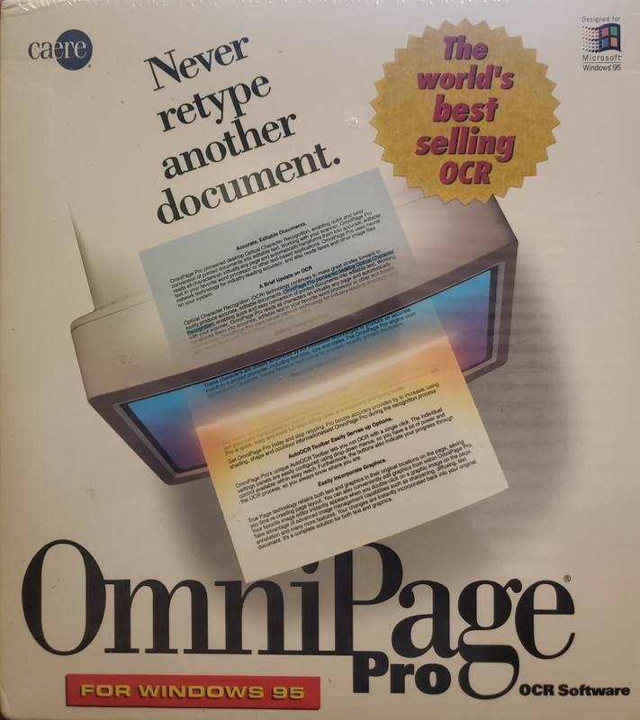 Omnipage Pro v7.0 – Caere OCR RARE – Vintage Mac