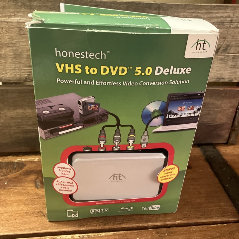 Honestech Vhs To Dvd 5.0 Deluxe Video Conversion Software – Pre-Owned w/ Key