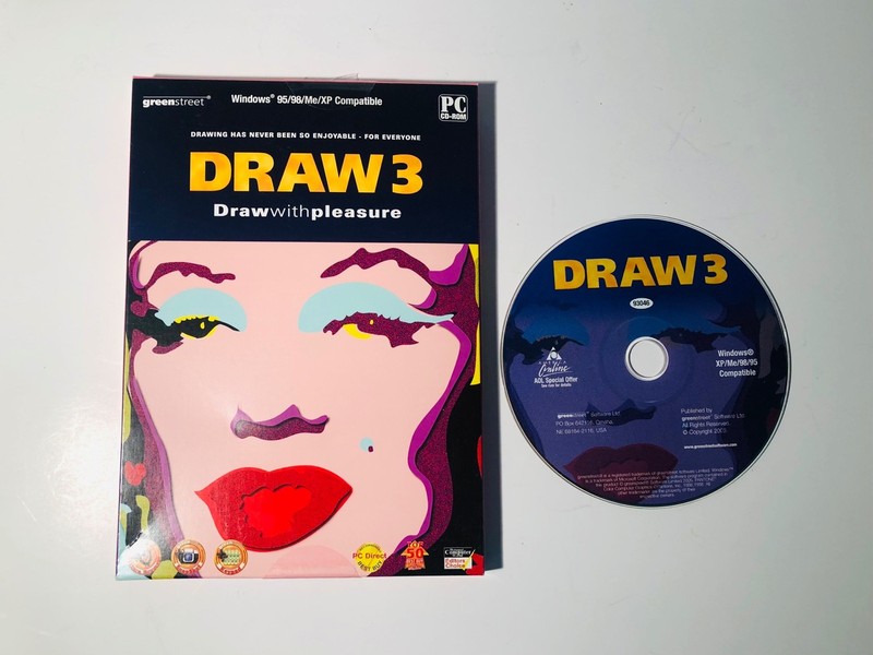 Greenstreet Draw 3: Draw With Pleasure (Windows 95, 98, NT, 2000 & ME) CD-ROM