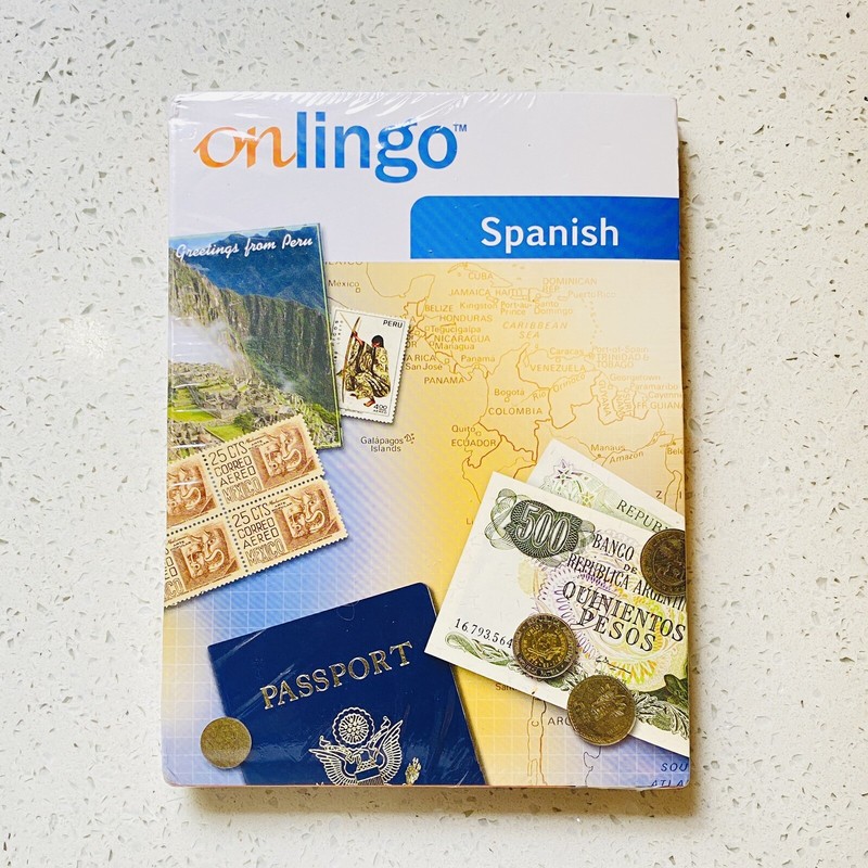 ONLINGO Spanish Level 3 PC & MAC CD ROM 2007 EDITION Language Study SEALED NEW