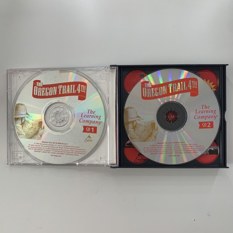 The Oregon Trail 4th Edition 3 CD Set The Learning Company 1999 gallery