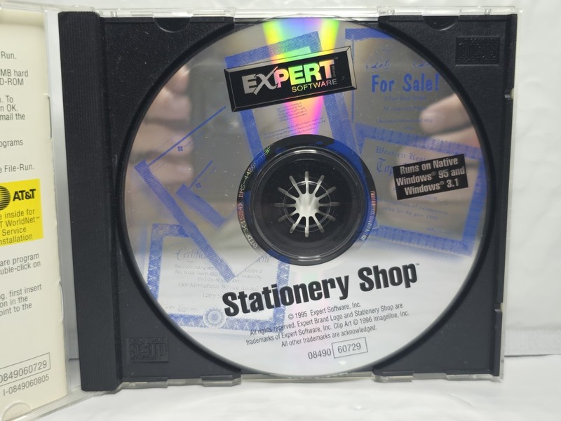Vintage Expert Software - Stationery Shop - CD-ROM Windows 95 & 3.1 gallery