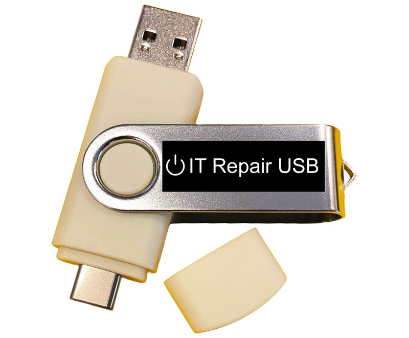 IT Repair USB App Set Antivirus Data Recovery Maintenance Password Reset Drivers