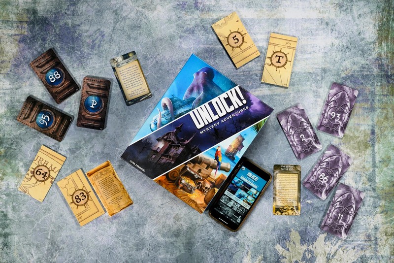 Asmodee Unlock Mystery Adventures Card Game - Escape Room-Inspired Cooperative gallery