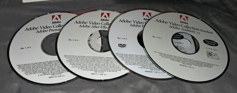 Adobe Video Collection Standard Ver 2.5 PC/Computer Software Editing 4 Discs gallery